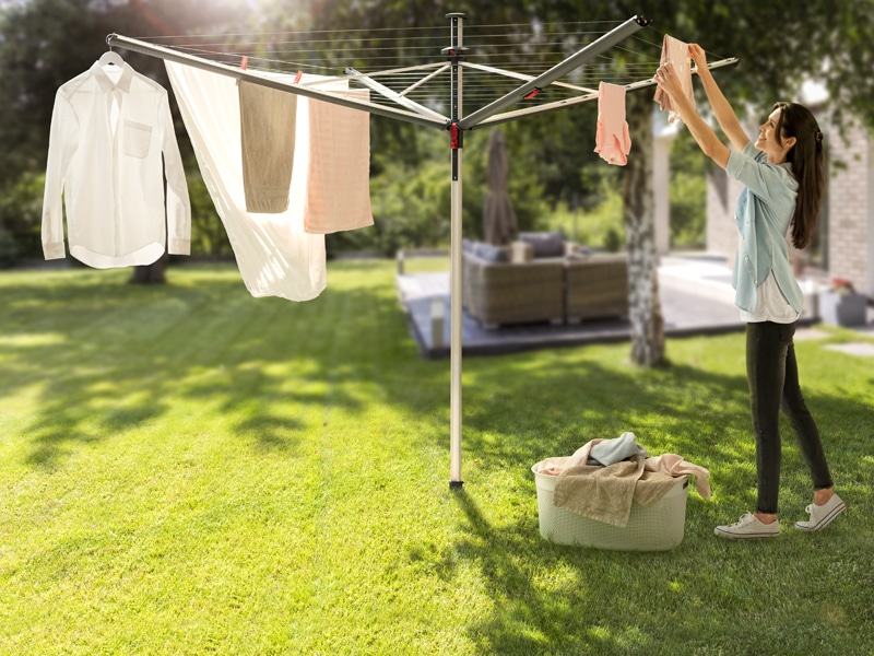 Washing Line Clothesline Umbrella Outdoor Rotary Spinning Dryer